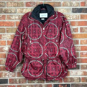 Kaelin Vintage Red Pullover Jacket Womens Large